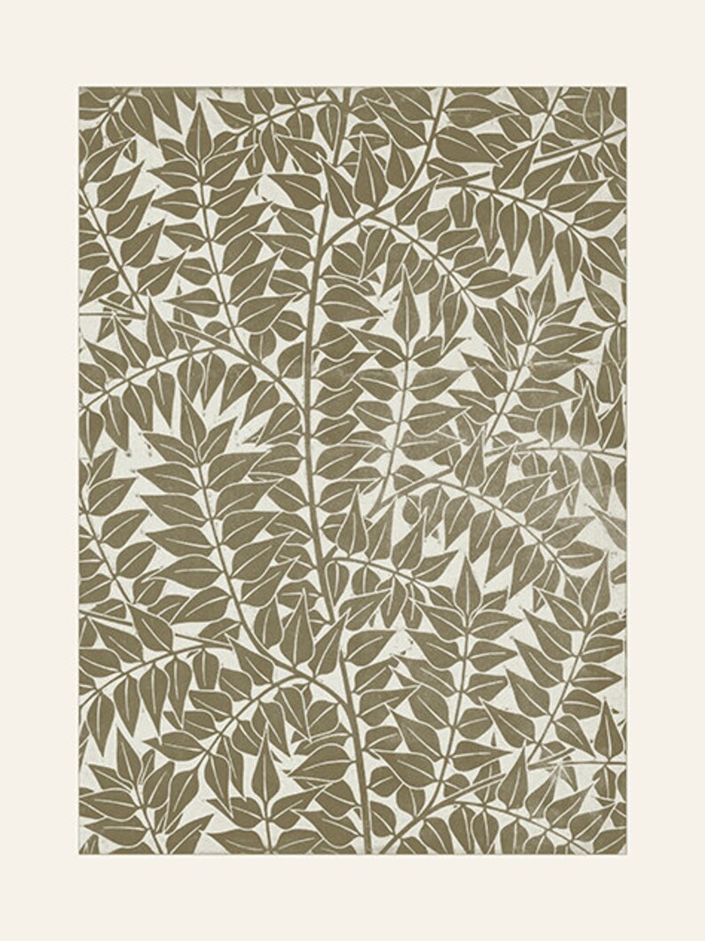 Botanische Wandkunst / DRUCKBARE Musterkunst / Erdfarbenes Dekor / Herunterladbares Kunstwerk / #498 Bild 3