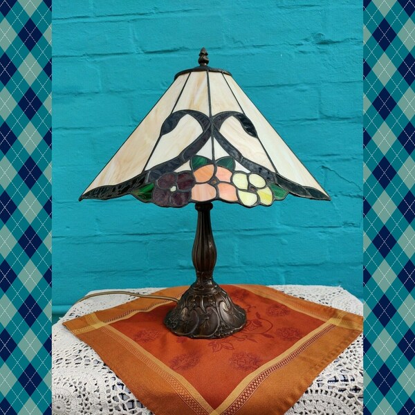 Stained Glass Lamp Etsy UK