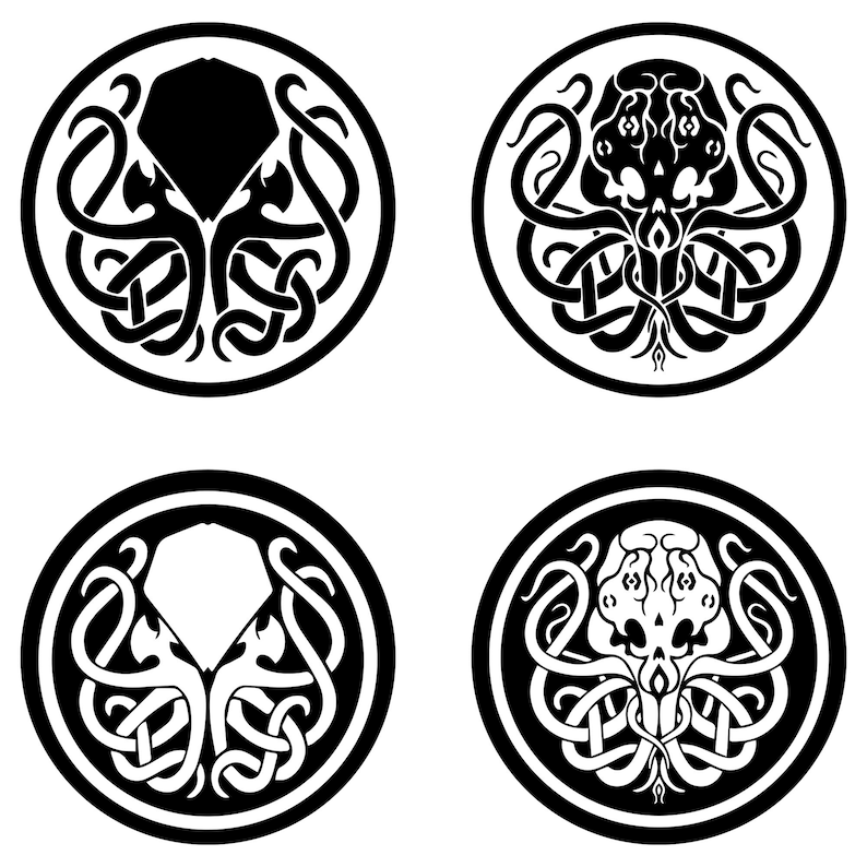 Cthulhu Celtic Knot SVG file, Lord of the Deep svg file image 3