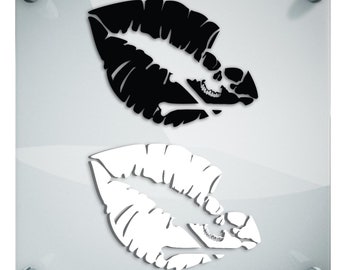 Lips Skull SVG File