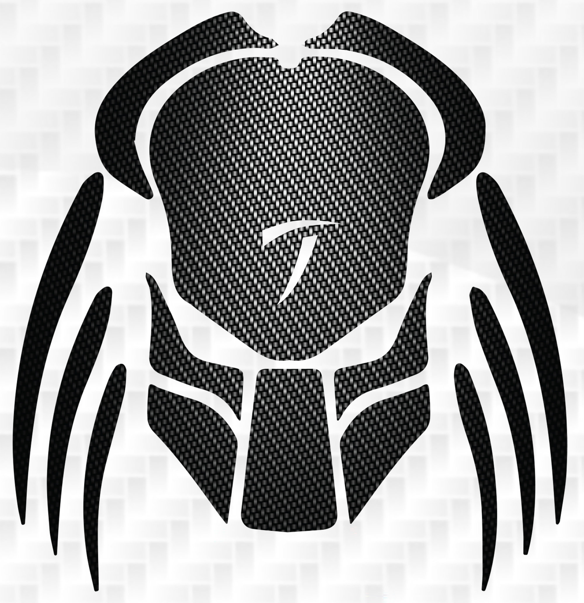 AVP Predator Helmet Sticker | Camo Pattern, Uv-chemical Resistant ...