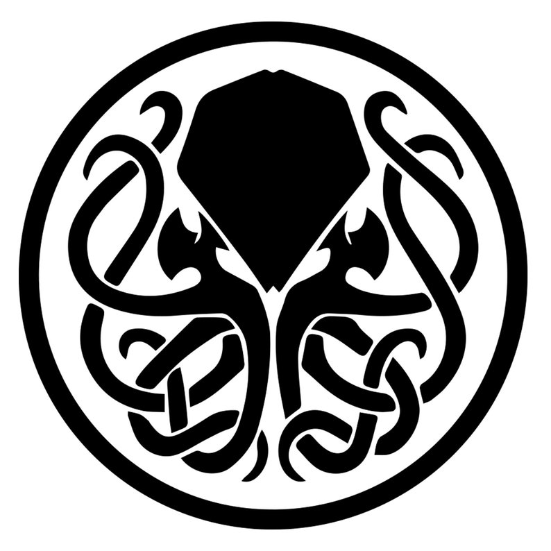 Cthulhu Celtic Knot SVG file, Lord of the Deep svg file image 5