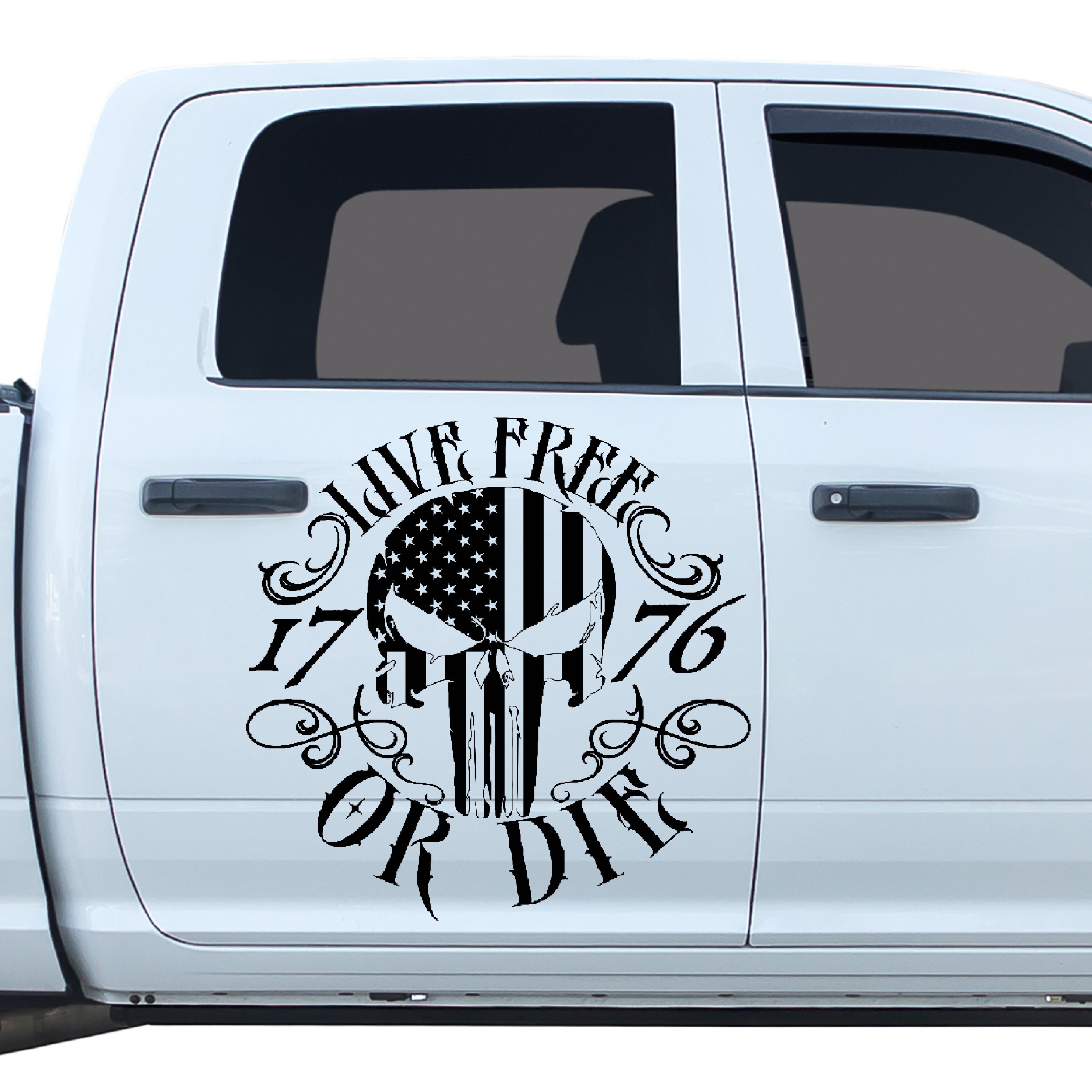 Se Rnl File Skull American Flag SVG, Live Free or Die, Patriotic Design (digital ...