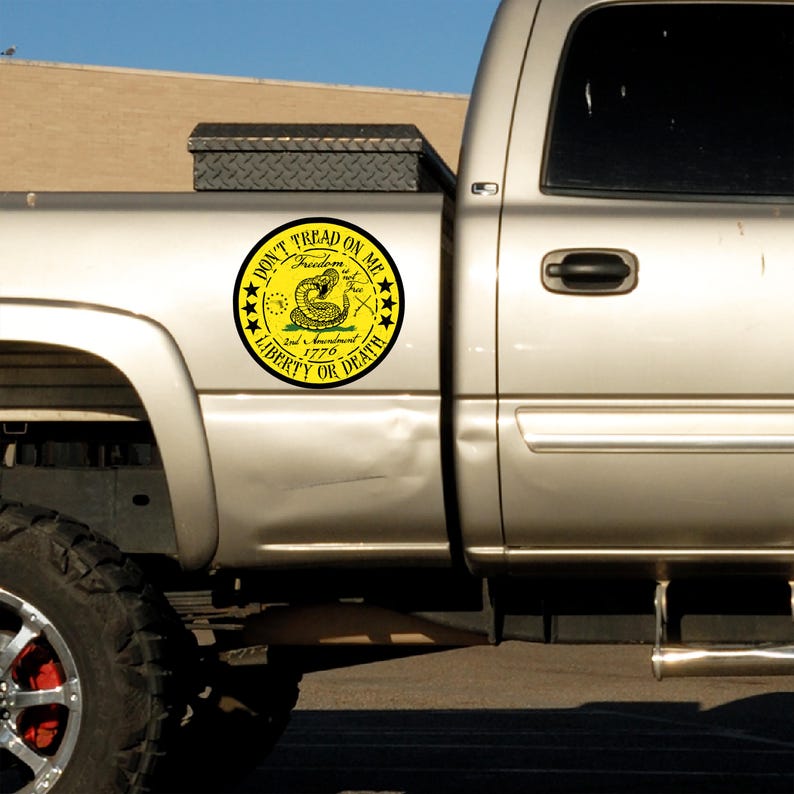 Gadsden Flag | Don’t Tread On Me | 2A decal, Patroitic sticker afbeelding 13