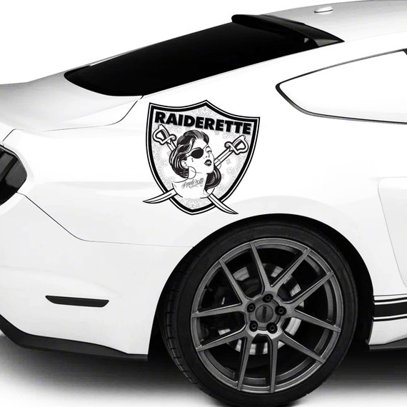 NFL Siskiyou Sports Fan Shop Las Vegas Raiders Auto calcomanía de 8 NFL Siskiyou Sports Fan Shop Las Vegas Raiders Auto calcomanía de 8