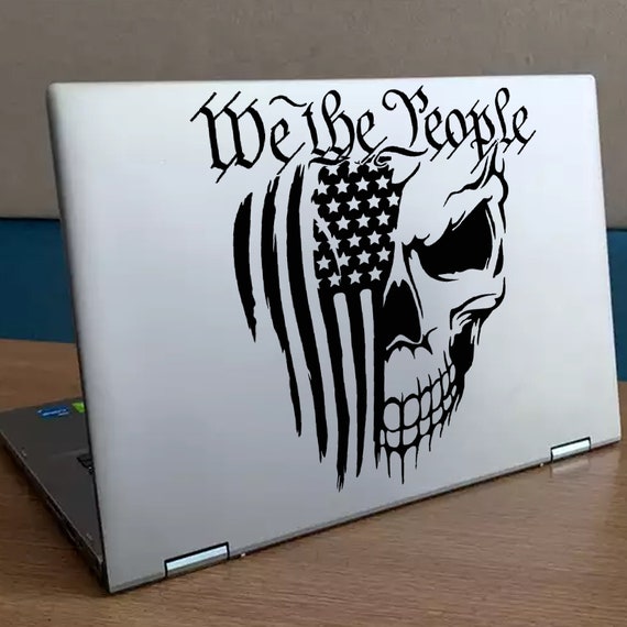 USA Skull Flag Tattered, American Flag Skull Svg, Skull Flag