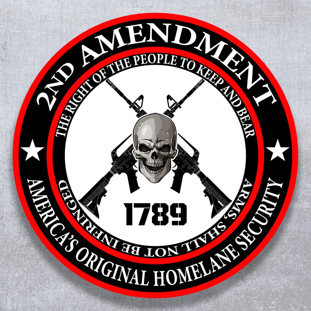 American Homeland Security, 2nd Amendment Sticker - Etsy
