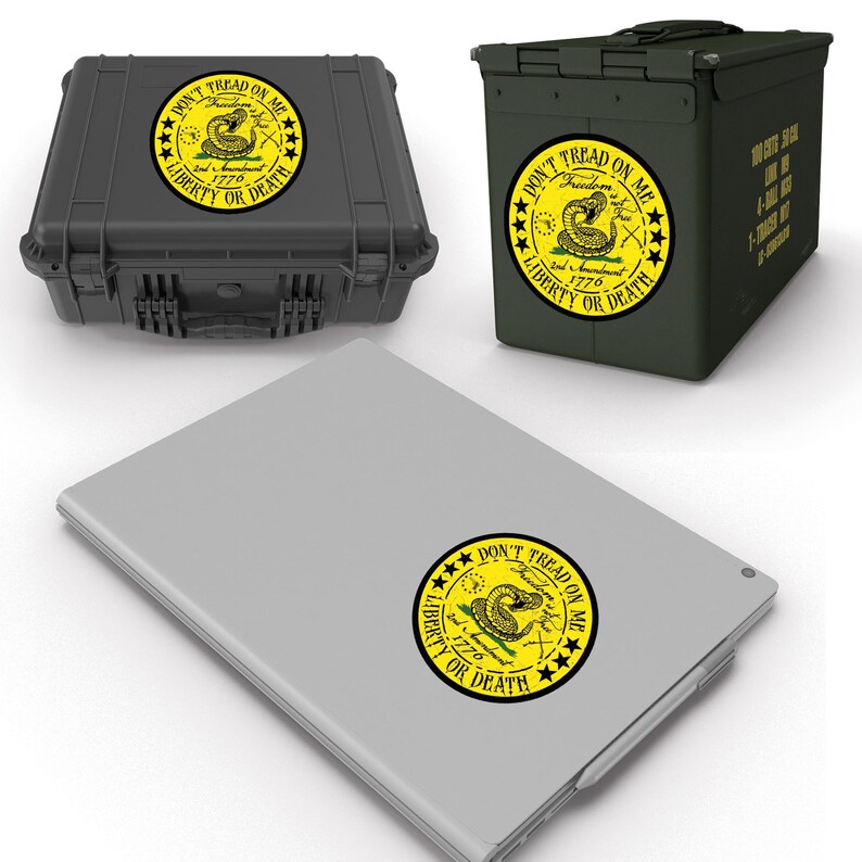 Gadsden Flag | Don’t Tread On Me | 2A decal, Patroitic sticker afbeelding 15