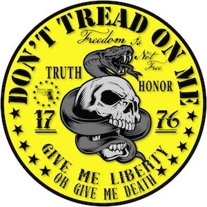 Gadsden Flag | Don’t Tread On Me | 2A decal, Patroitic sticker