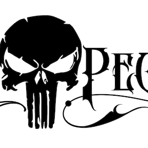 We the People Punisher American Pride - Patriotic - Vinyl Decal Sticker