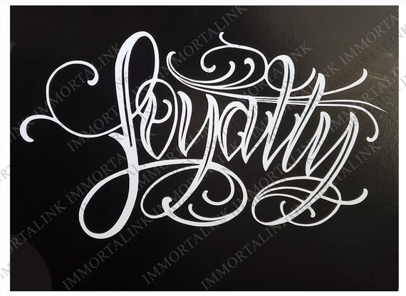 Loyalty Tattoo  Some lettering from awhile ago loyaltytattoo family  erikdesmondtattoo horifudotattoosince88  Facebook