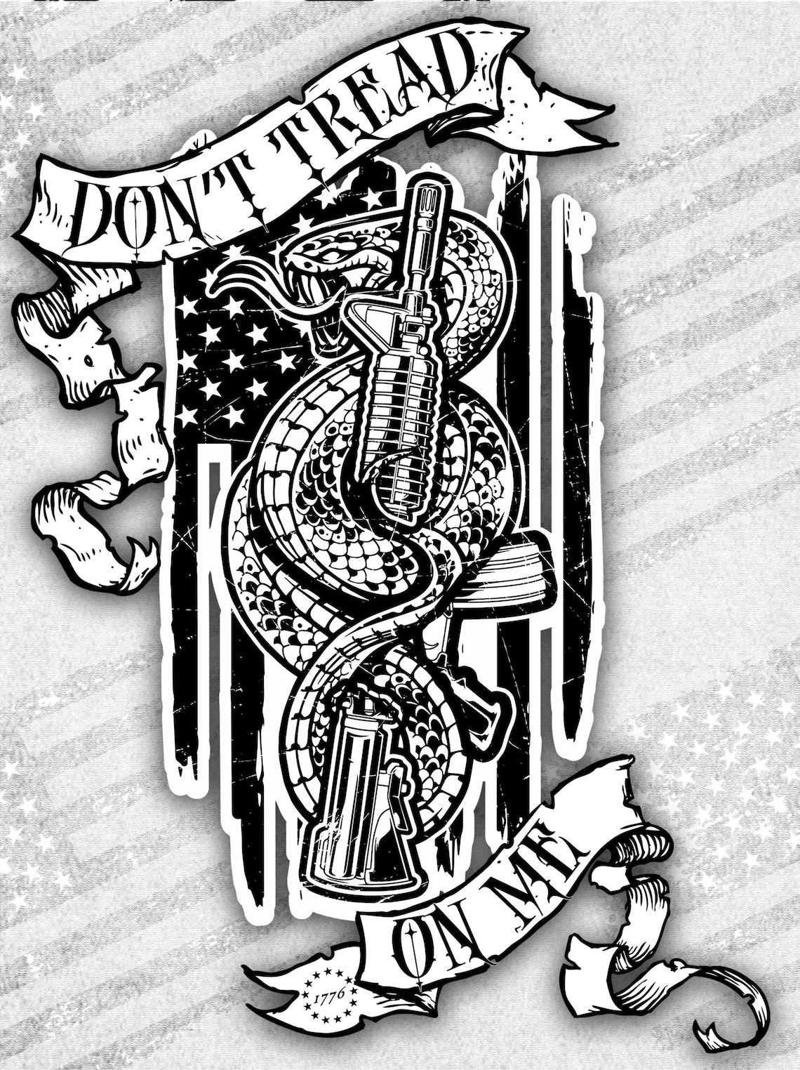 Bandiera Americana Gadsden Serpente Poliestere Premium "Don't Tread On Me" - 3x5 Piedi, Poliestere, Con Ganci Metallici Bandiera Usa Gadsden
