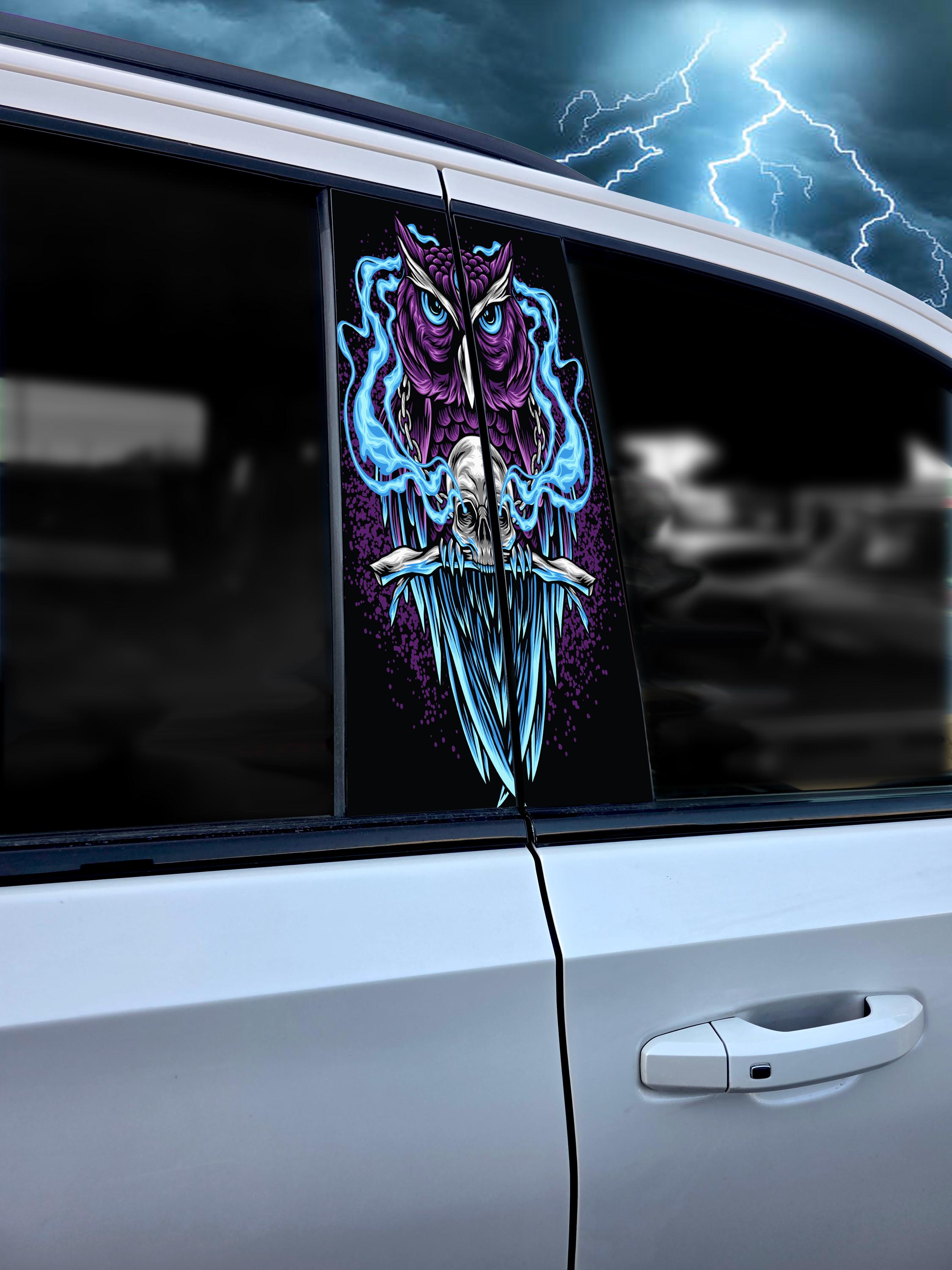Car Window Trim Decals –both Sides! Custom Vinyl Pillar Wrap Overlay - Etsy