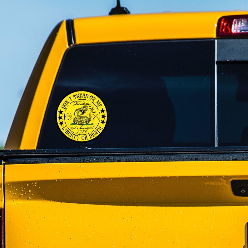 Gadsden Flag | Don’t Tread On Me | 2A decal, Patroitic sticker afbeelding 12