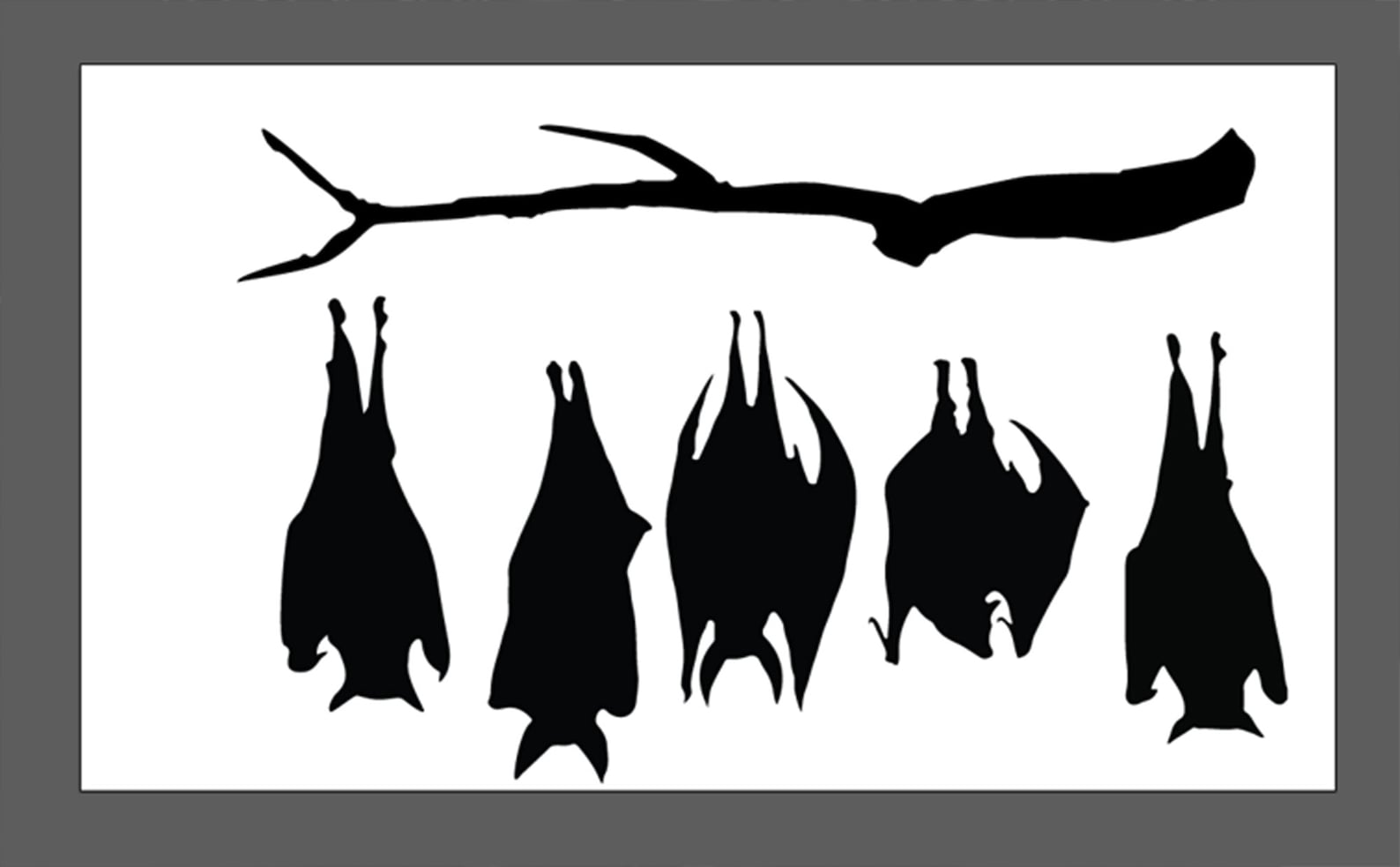 Bats Hanging around svg file Etsy