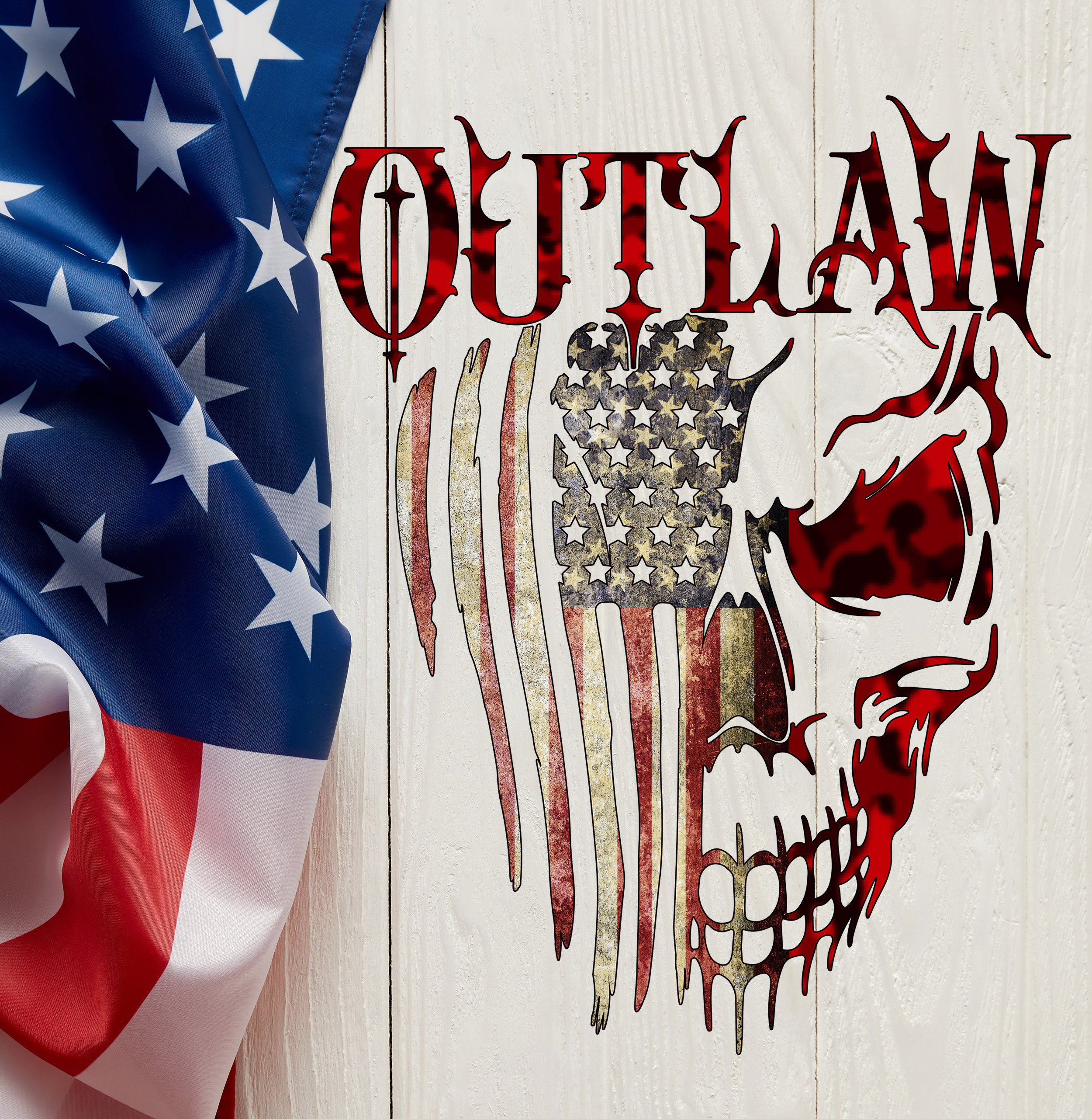 Blood Splatter Decal Australian Flag Bleeding Skull Decal – Vinyl - Foto 10