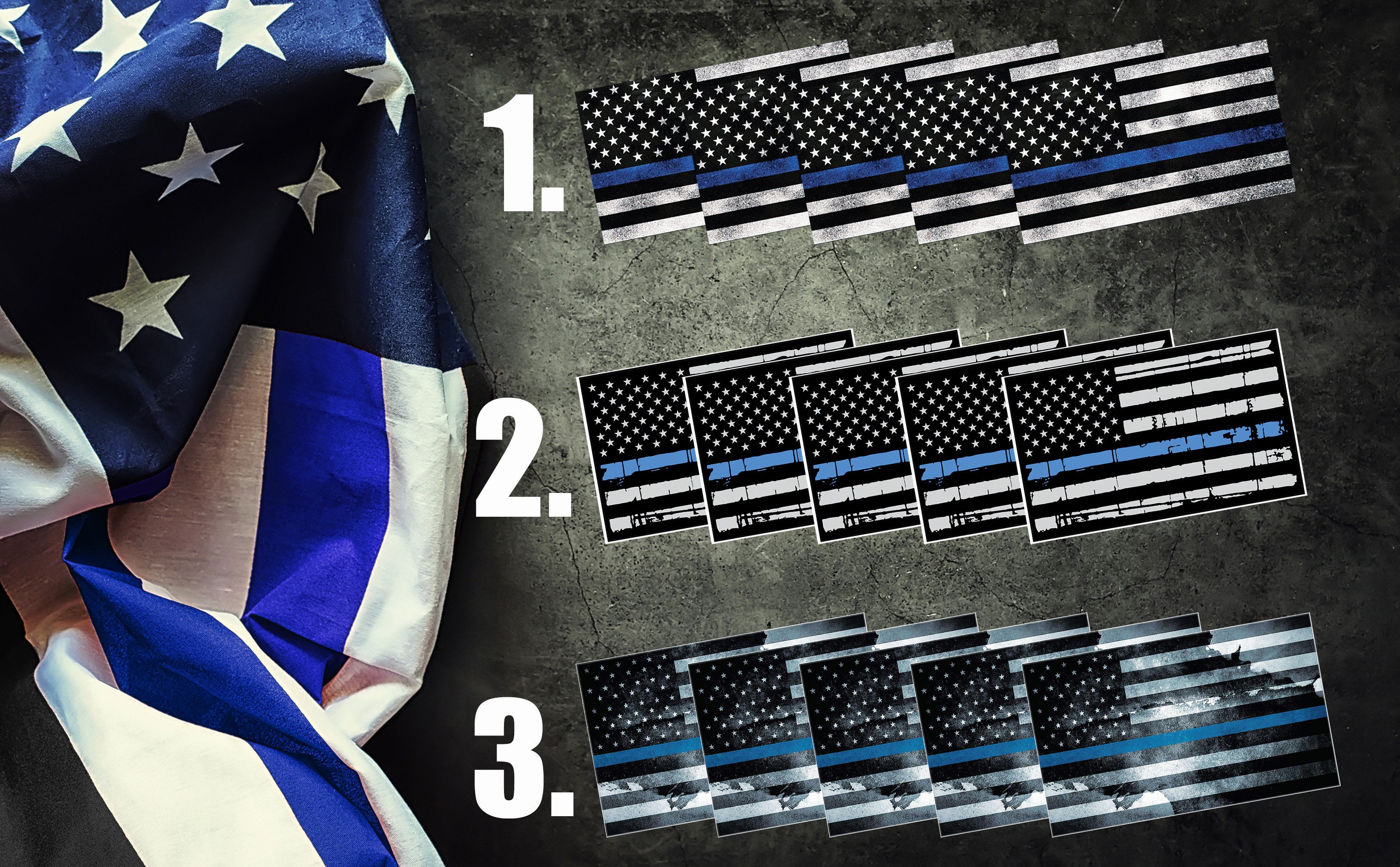 THIN BLUE/RED LINE REFLECTIVE AMERICAN FLAG DECAL STICKER – Tactical Wear