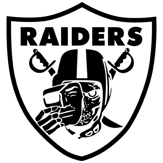 Las Vegas Raiders Logo Skull-Man NFL Football Team Vinyl Decal Car