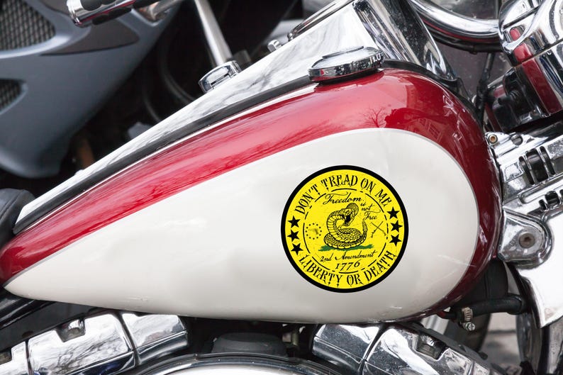 Gadsden Flag | Don’t Tread On Me | 2A decal, Patroitic sticker 6x6 inches