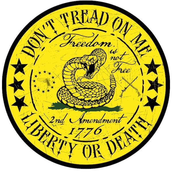 Gadsden Flag | Don’t Tread On Me | 2A decal, Patroitic sticker