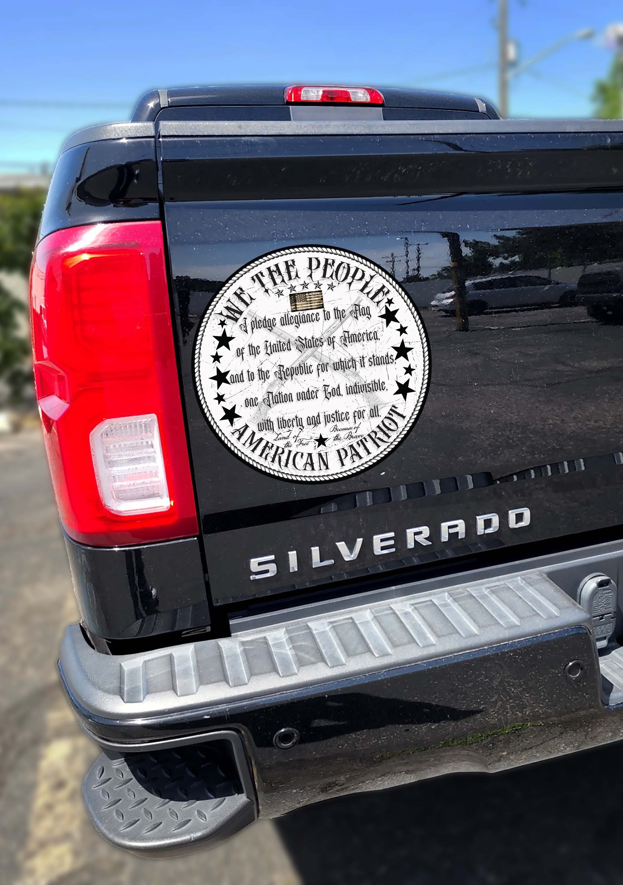 We the People Pledge Sticker, Patriotic Vinyl Decal - Etsy
