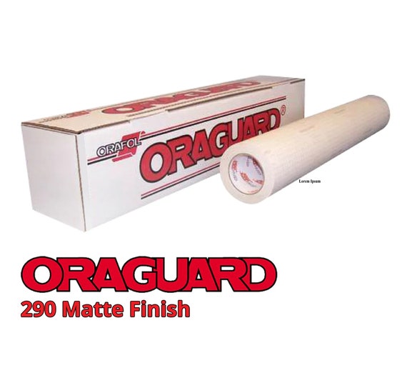 ORAGUARD 290 LAMINATING FILM, Matte finish vinyl wrap laminate