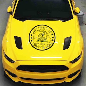 Gadsden Flag | Don’t Tread On Me | 2A decal, Patroitic sticker 17x17 inches
