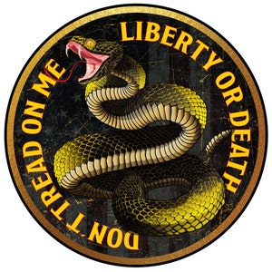 Gadsden Flag | Don’t Tread On Me | Weatherproof sticker, high quality| 2A decal, Patriotic sticker