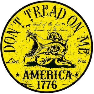 Gadsden Flag | Don’t Tread On Me | 2A decal, Patroitic sticker