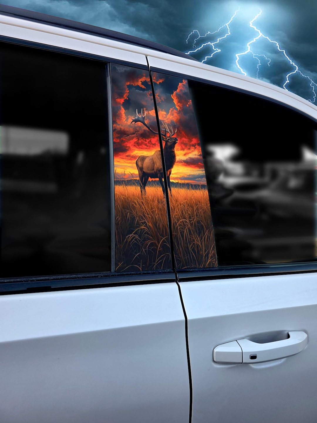 Car Window Trim Decals –both Sides! Custom Vinyl Pillar Wrap Overlay - Etsy