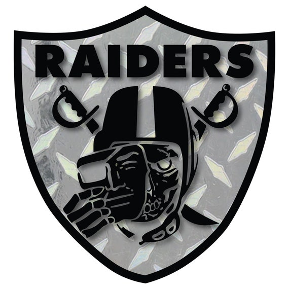 Las Vegas Raiders Logo Skull-Man NFL Football Team Vinyl Decal Car