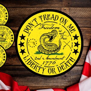 Gadsden Flag | Don’t Tread On Me | 2A decal, Patroitic sticker afbeelding 20