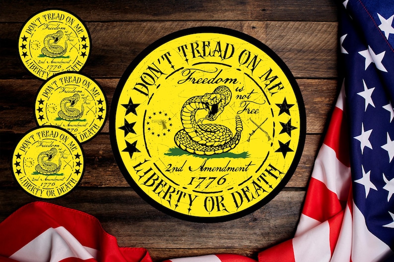 Gadsden Flag | Don’t Tread On Me | 2A decal, Patroitic sticker afbeelding 20