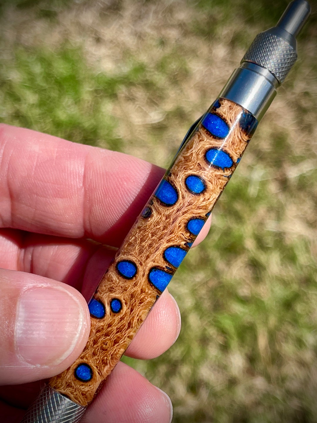 Custom One-off Hand-turned Click Pen Made From a Banksia Pod Cast in ...