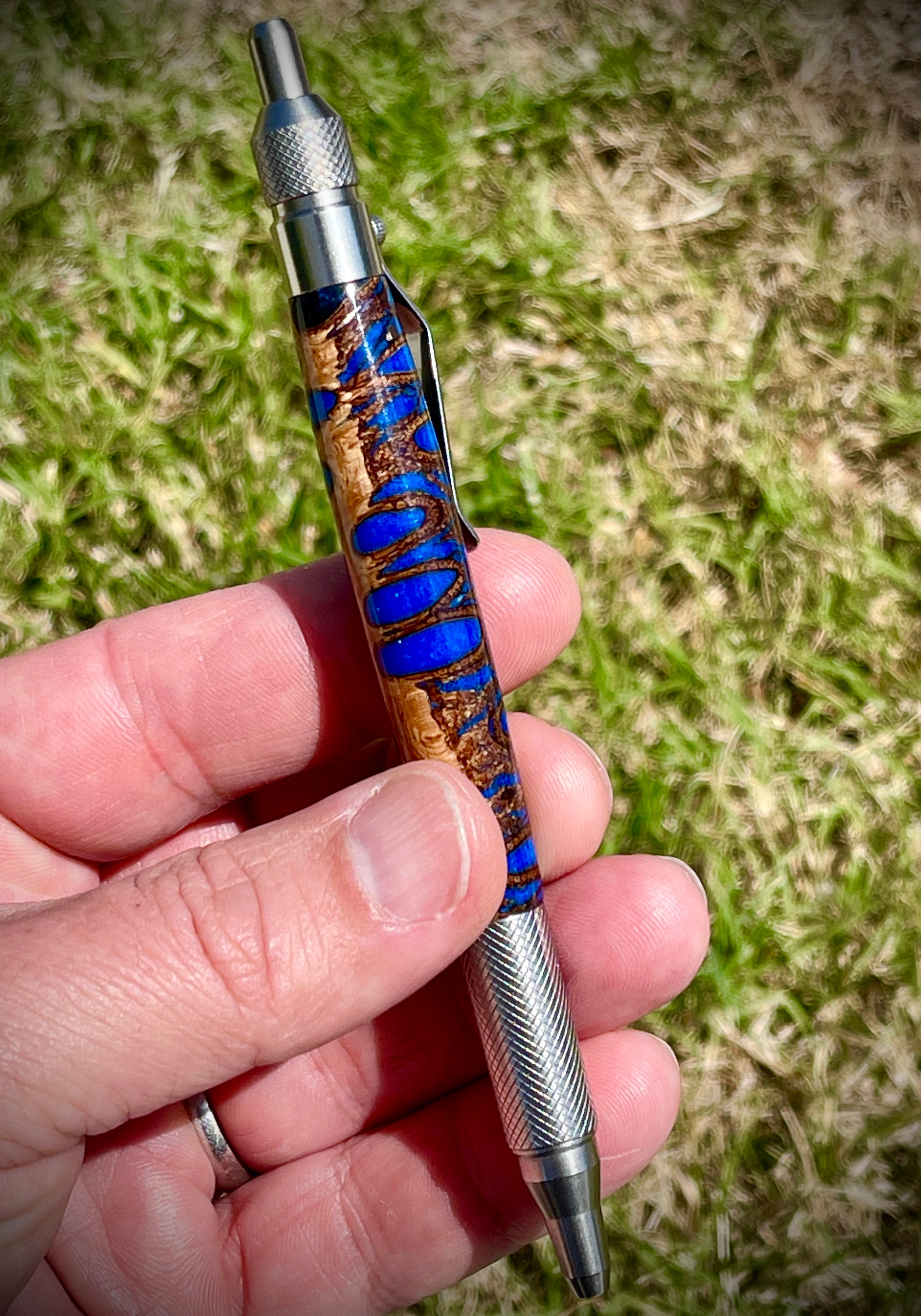 Custom One-off Hand-turned Click Pen Made From a Banksia Pod Cast in ...