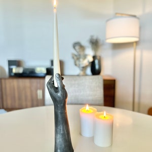 Candleholder Centerpiece, Taper Candle holder Gift, Large Candlestick, Hand Candlestick Holder, Wedding Décor, Large Candelabra