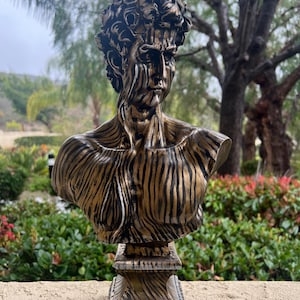 Huge David Sculpture - Michelangelo Inspired Statue - 17 Inch Statue, Bronze Statue