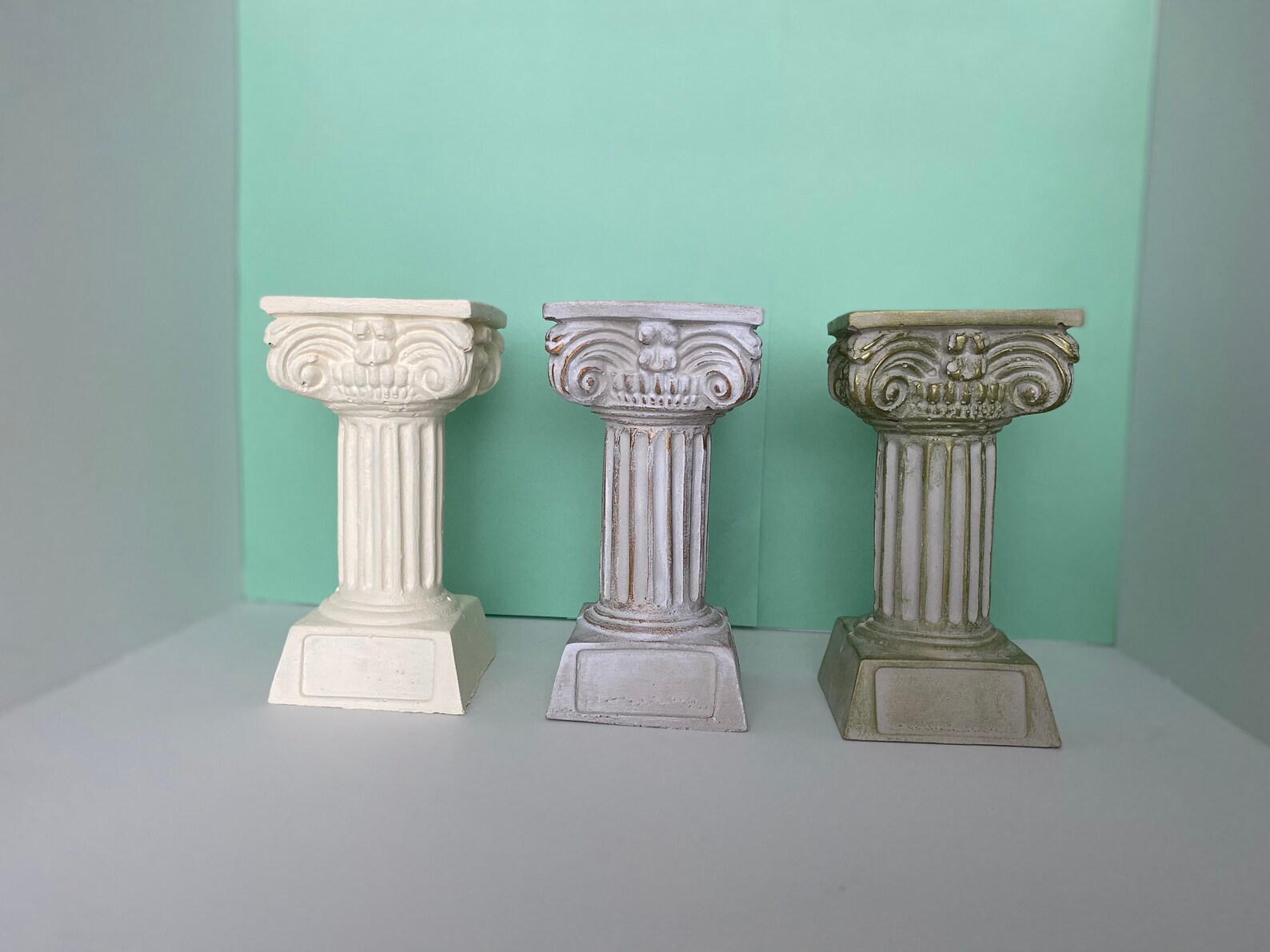Column Candle Holder Ancient Greek Candlestick Greek Ionic Etsy