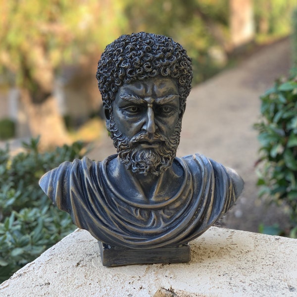 Marcus Aurelius Bust Sculpture Etsy