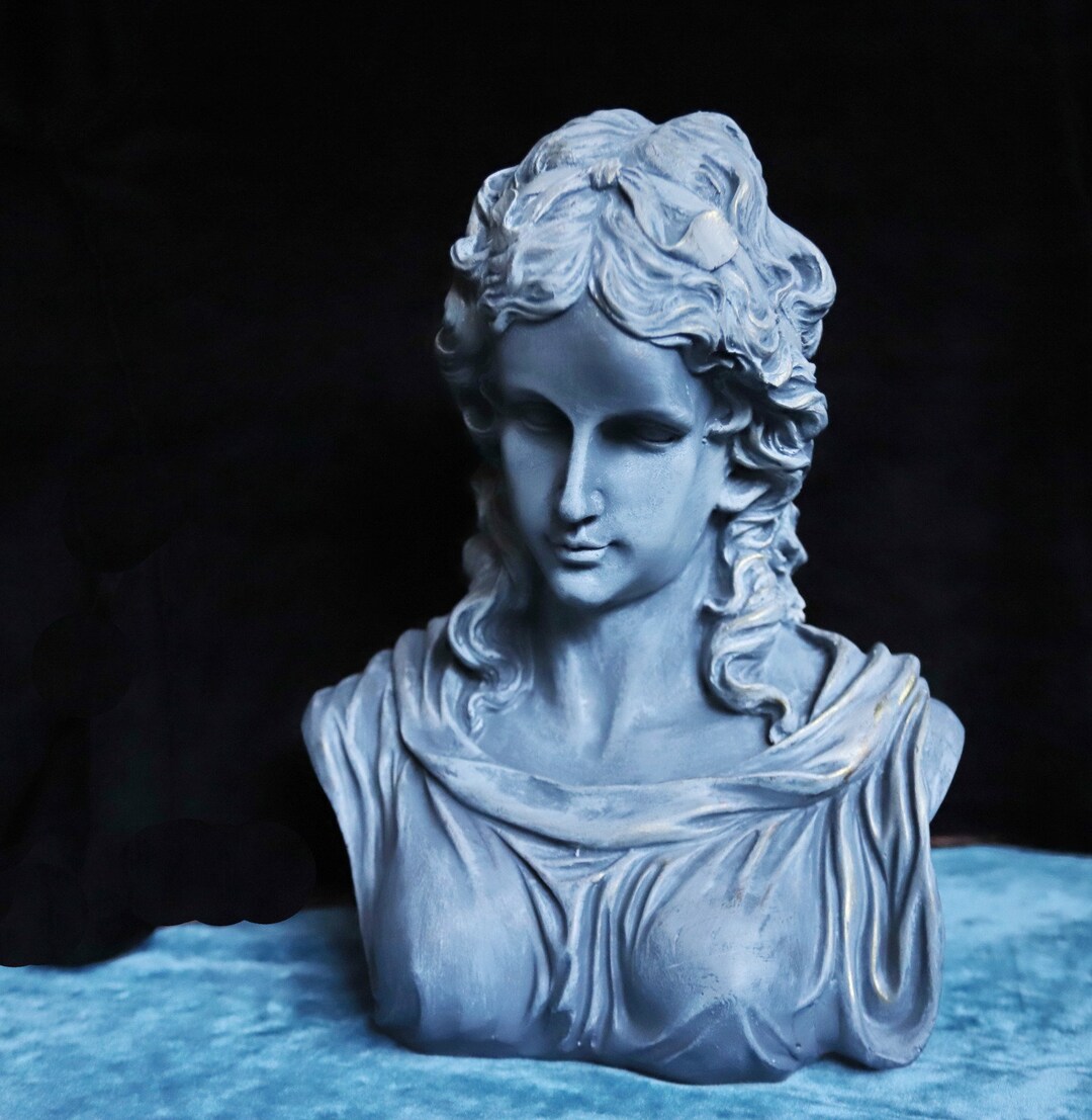 Hera Bust Statue, Large Female Sculpture, Pop Art Sculpture, Greek Bust