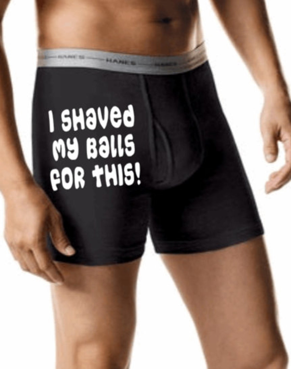 I Shaved My Balls for This Men's Boxer Briefs Etsy