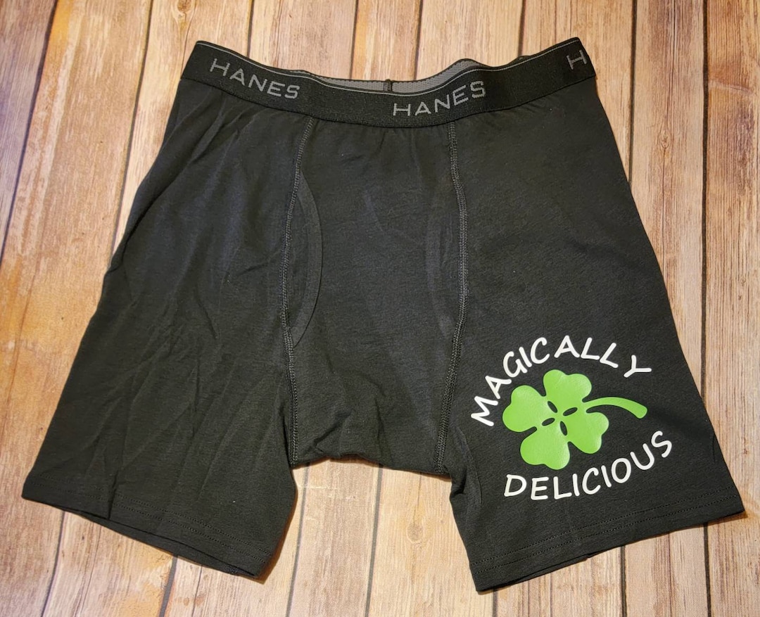 Funny St. Patrick's Day Boxer Briefs, Magically Delicious, Men's ...