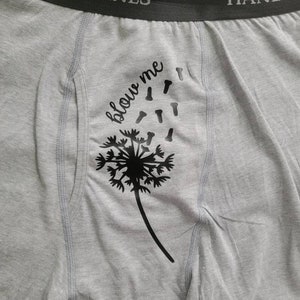 Blow Me Mens Funny Boxer Briefs Husband Boyfriend Gag Gift