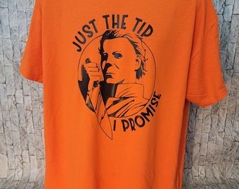 Silver Lake T-Shirts 'Just The Tip' Horror Movie Halloween Tee - Black, Medium - View #4