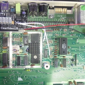 ClearVideo128 for Commodore C64e, 128, 128d, 128dcr MiniRFM replacement module with S-Video and audio jacks RF Modulator image 9