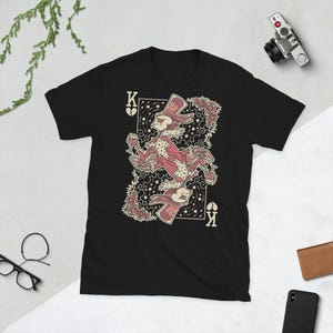 Maglietta Helluva Boss Stolas / Unisex / 100% cotone / Maglietta anime carina / Regalo per amanti degli anime per uomini e donne