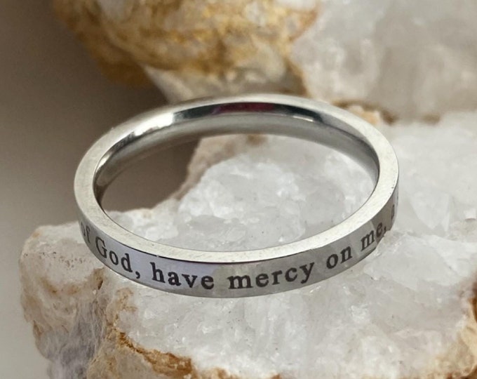 Orthodox Christian Lords Prayer Ring Dimenzian 24 Mm, - Etsy