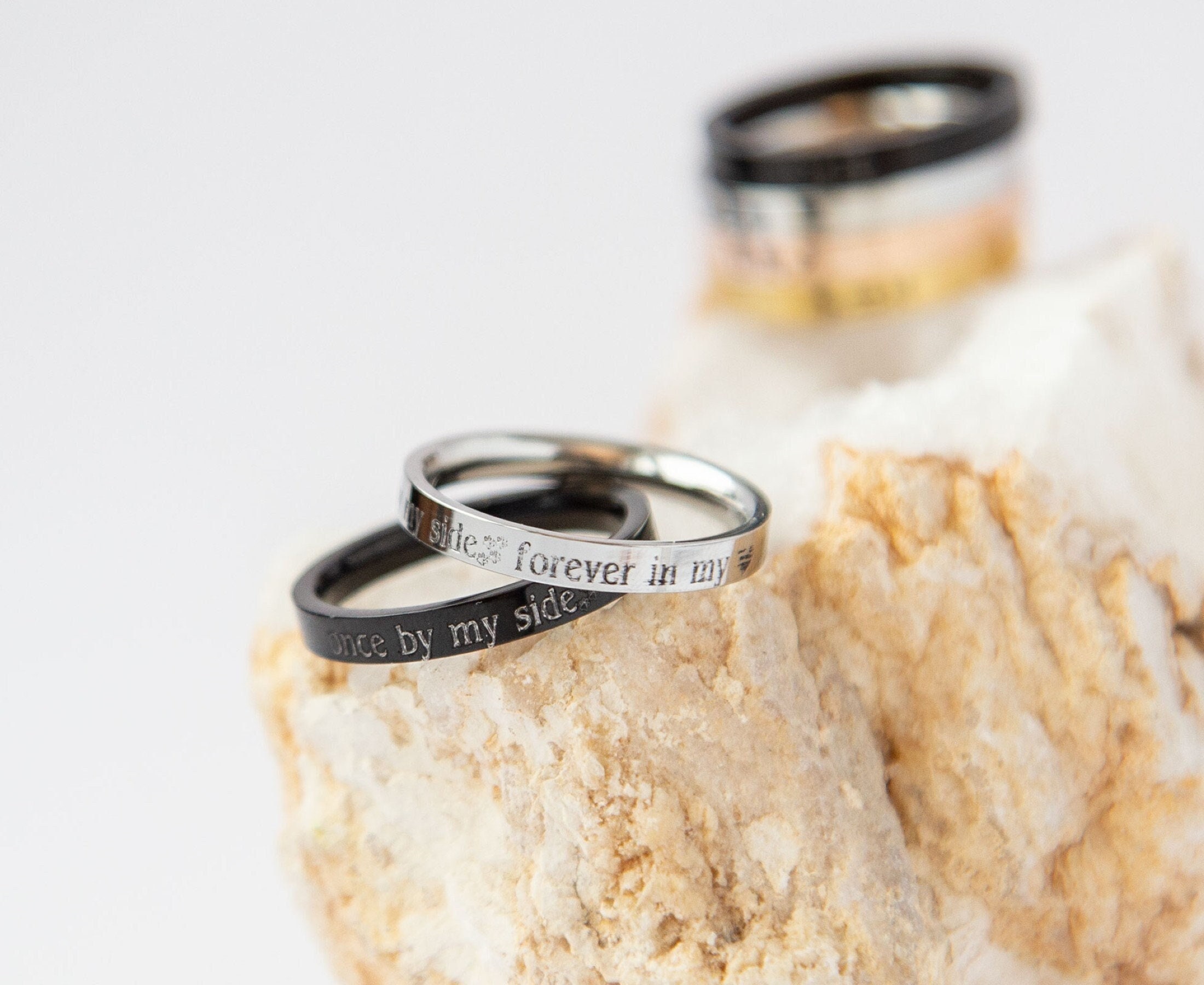 Pet Memorial Rings Etsy