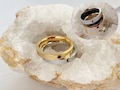 Moon Sun Couple Rings - Personalized Ring Set - Dainty Moon And Sun Couple Rings - Delicate Moon Ring - Sun Ring - Ring Set for Best Friends
