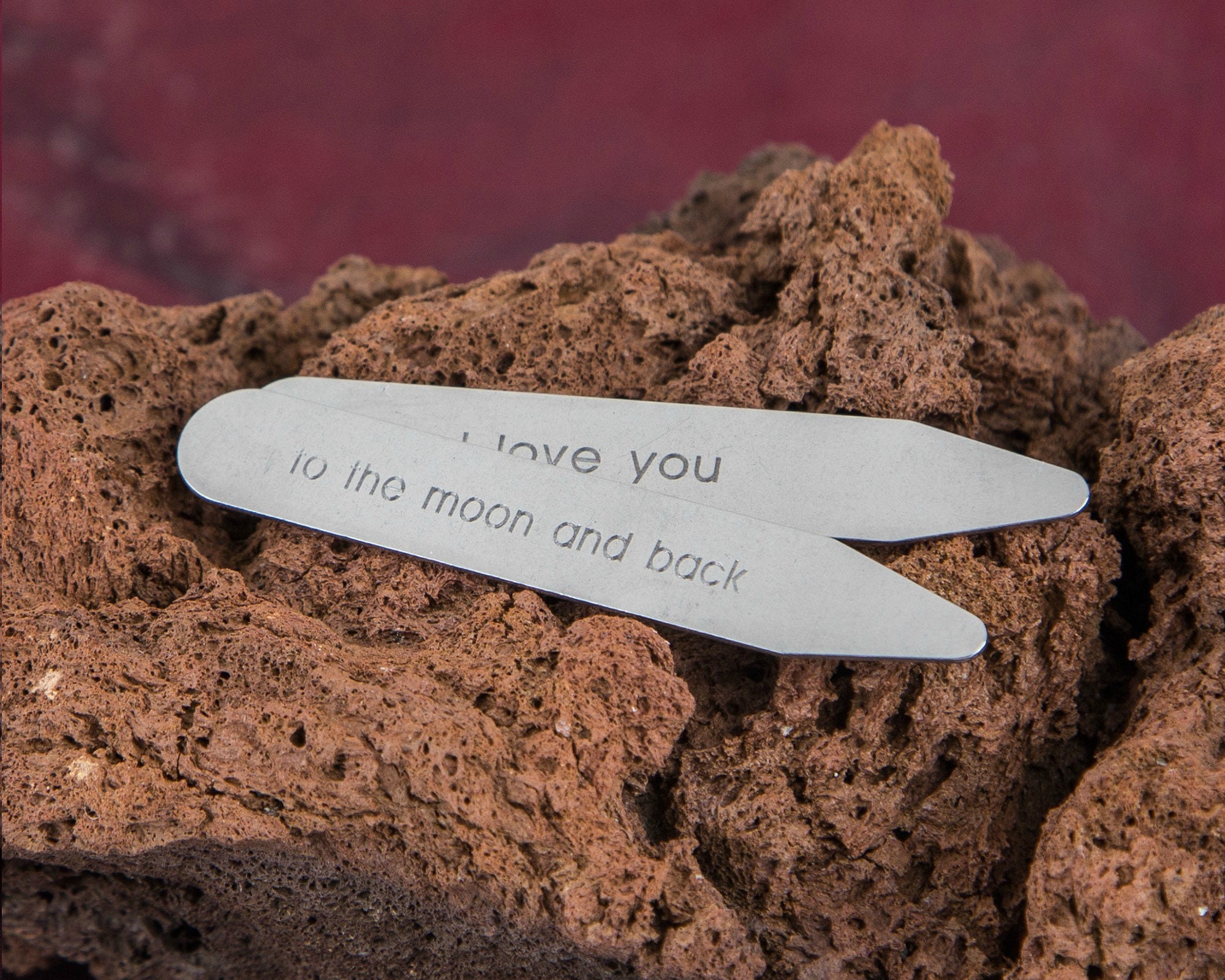 Personalized Collar Stays Gift for Him Secret Message Etsy UK